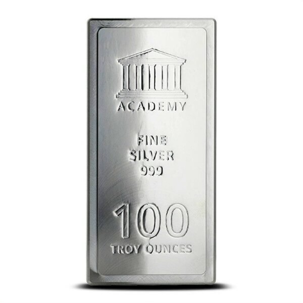 100 oz Academy Stacker Silver Bar