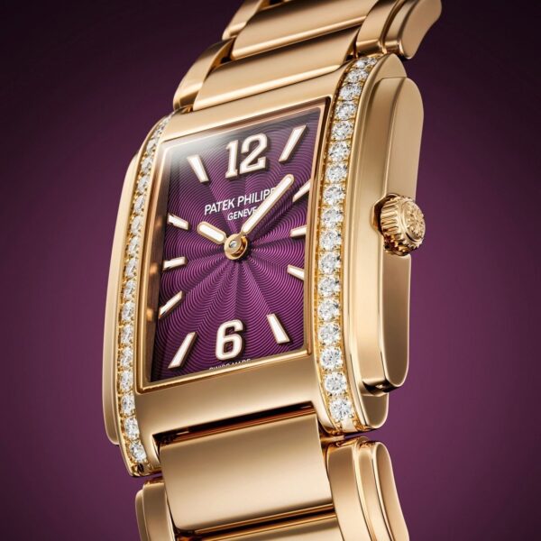 Buy Patek Philippe 4910/1201R-010 Twenty~4 Ladies Rose Gold/Diamonds Purple Dial - Image 3