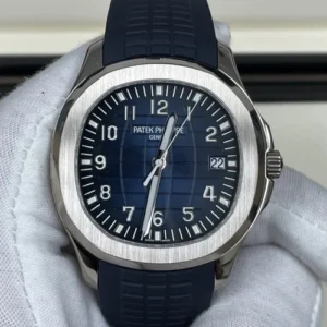 Patek Philippe Aquanaut 5168G 20th Anniversary White Gold Blue Dial