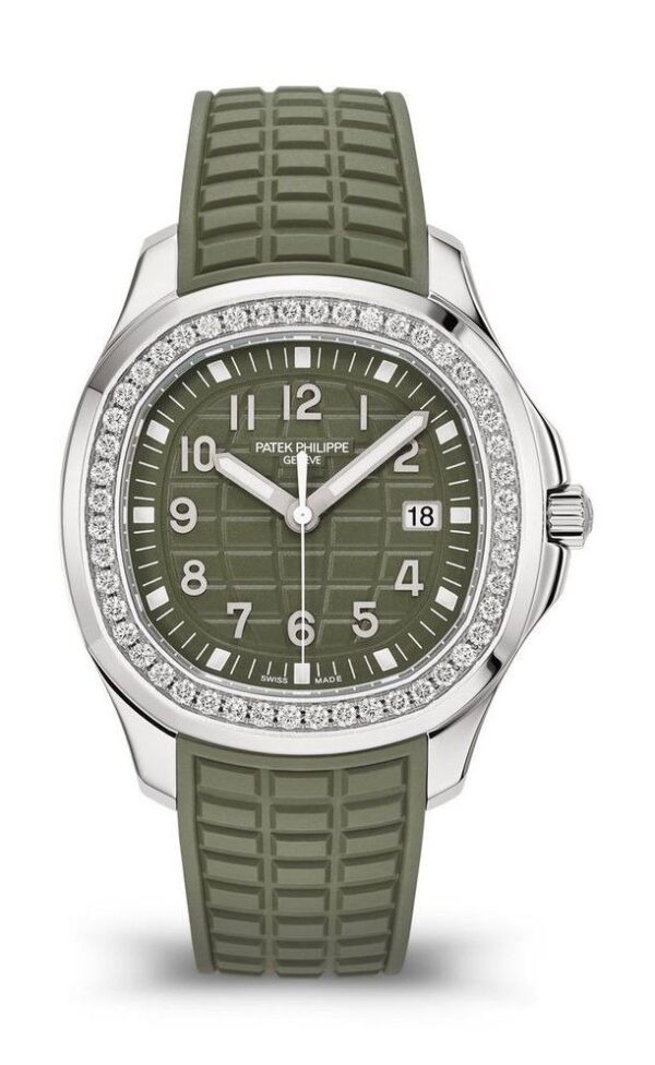 Patek Philippe 5267/200A Aquanaut Luce Stainless Steel Green Dial Diamond Bezel - Image 4
