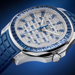 Patek Philippe 5268/461G Aquanaut Luce Haute Joaillerie White Gold Diamond/Sapphires Pave Dial