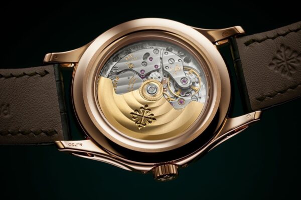 Buy Patek Philippe 5205R-011 Complications Annual Calendar Moon Phases Rose Gold Olive Green Dial - Image 6