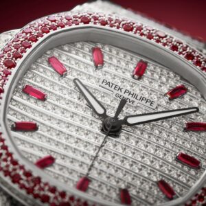 Buy Patek Philippe 7118/1452G-001 Nautilus Haute Joaillerie White Gold Set With Rubies & Diamonds – BRAND NEW